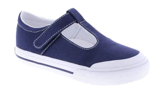 Footmates Drew Navy T Strap Mary Jane