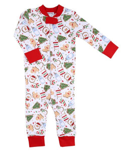 Cookie Exchange Zipped Pajamas