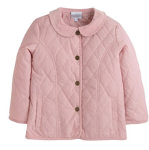 Load image into Gallery viewer, Girl&#39;s Classic Quilted Jacket Light Pink