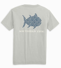 Load image into Gallery viewer, Heather Slate Grey Youth Heather WAvy Skipjack Fill T-Shirt