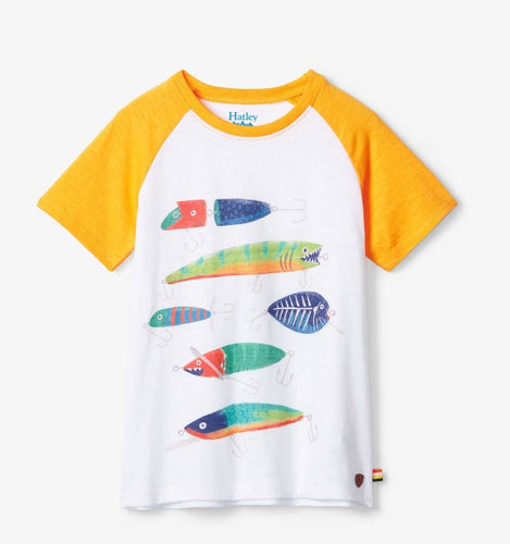 Fishing Lure Raglan Tee