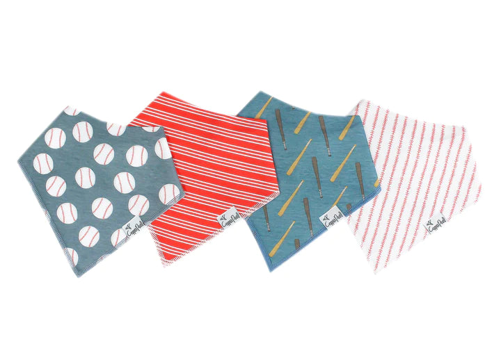 Slugger Bandana Bib Set 4pk