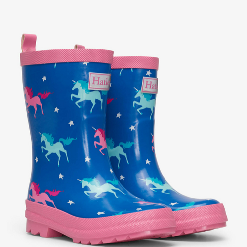 Twinkle Unicorns Shiny Rain Boots