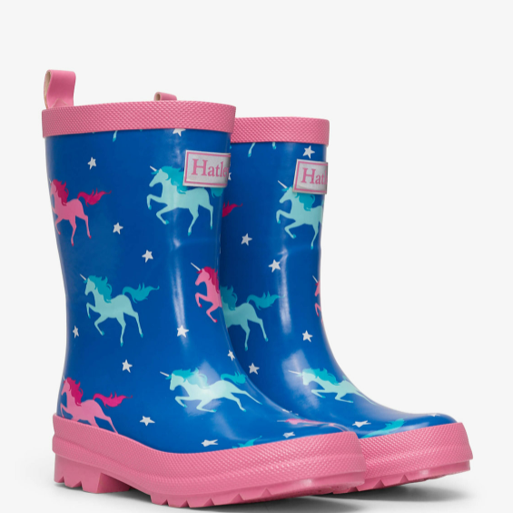 Twinkle Unicorns Shiny Rain Boots