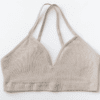 Non Disclosure Elli Bralette Beach Tan Racerback