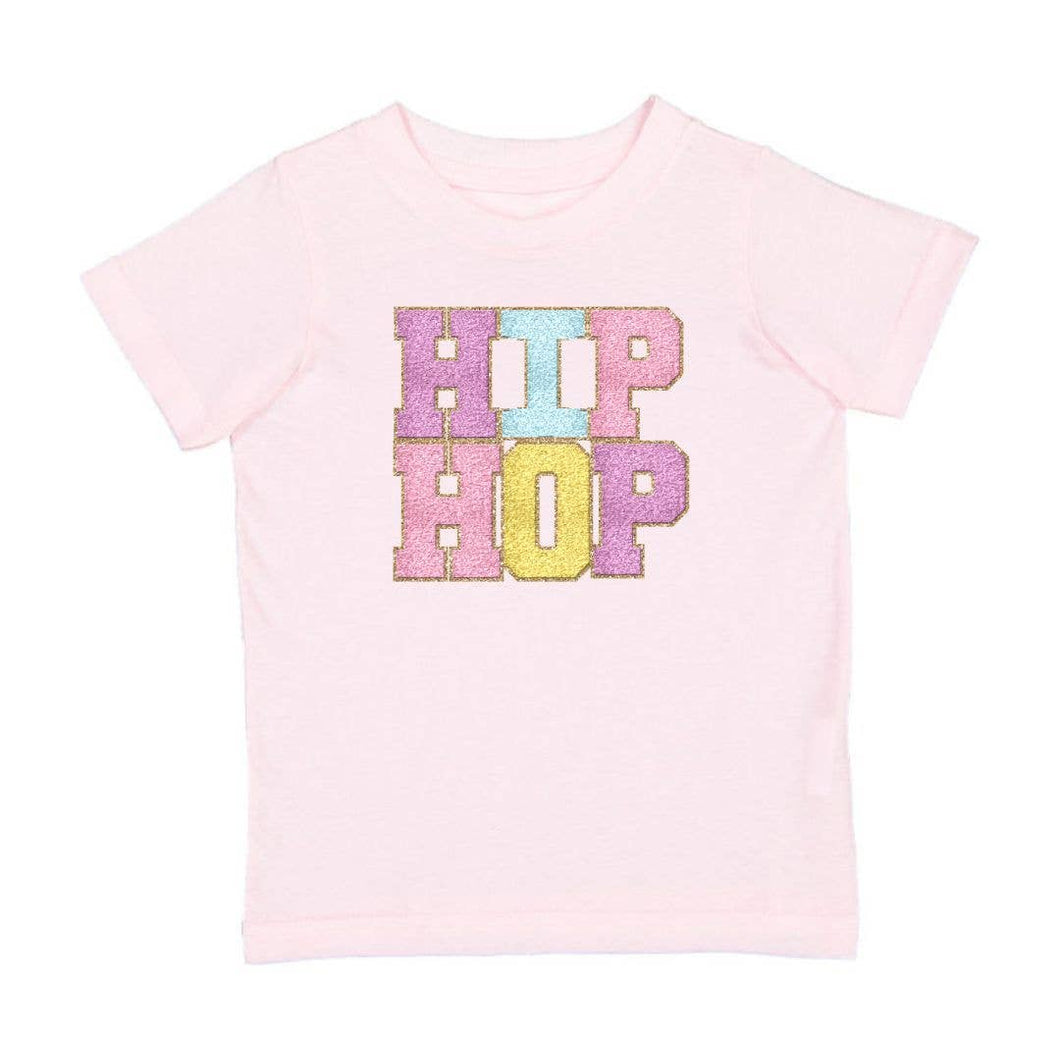 Hip Hop Patch Short Sleeve Shirt - Ballet - Kids Easter Tee