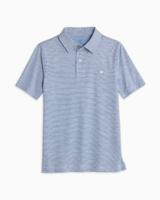 Load image into Gallery viewer, SS Driver Spacedye Performance Polo Shirt Pompeii Blue
