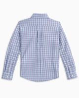 Load image into Gallery viewer, Ebb Plaid IC Performance Button Down Sport Shirt Dream Blue