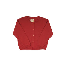 Load image into Gallery viewer, Cambridge Cardigan With Pearlized Buttons Richmond Red