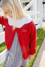 Load image into Gallery viewer, Cambridge Cardigan With Pearlized Buttons Richmond Red