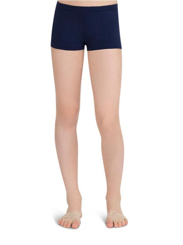 Navy Boycut Lowrise Dance Shorts
