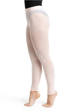 Load image into Gallery viewer, Capezio Ultra Soft Footless Tights with Self Knit Waistband Ballet Pink