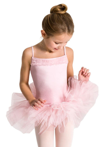 Pink Ruffle Yoke Tutu Dress