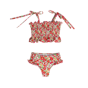 Red Betsy Floral Bikini Set