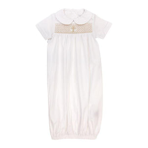 Boys Ivory Christening Gown