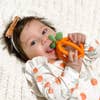 Load image into Gallery viewer, Bitzy Biter Teething Ball Baby Clementine Teether