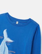 Finlay Long Sleeve Blue Whale Shirt
