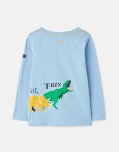 Finlay Blue Dinos Long Sleeve Tee Shirt