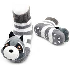 Clever Racoon Boogie Toes Rattle Socks