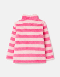 Merridie Pink Stripe Fleece Jacket