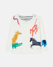 Load image into Gallery viewer, Tate Zoo White Long Sleeve T-Shirt