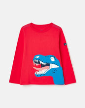 Load image into Gallery viewer, Red Jack Applique Dinosaur Top