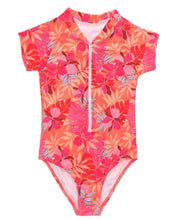 Load image into Gallery viewer, Tropical Punch Short Sleeve Surf Suit