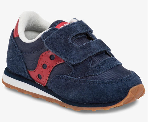 Saucony Baby Jazz Hook & Loop Navy & Red