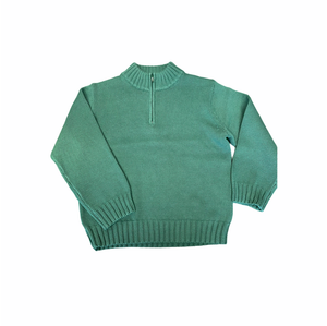 Quarter Zip Sweater Hunter Green