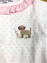 Load image into Gallery viewer, Tiny Puppy Embroidered Ruffle Converter Pink