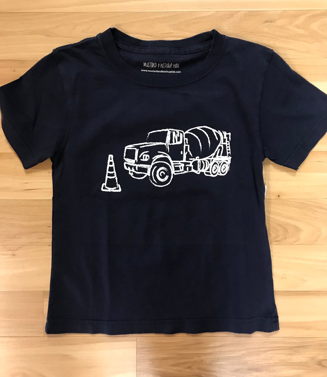 Navy Cement Truck T-shirt