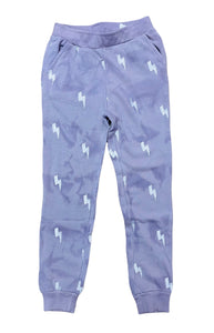 French Terry Jogger With Lightning Bolt