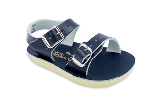 Saltwater Sun-San Sea Wee Navy Baby Sandals