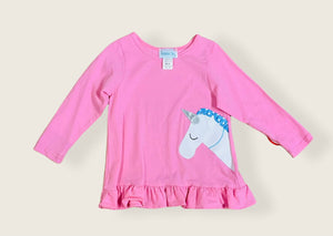 Baby Doll Pink Unicorn Top