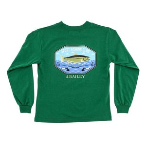 Fishing Club Green Tee Long Sleeve