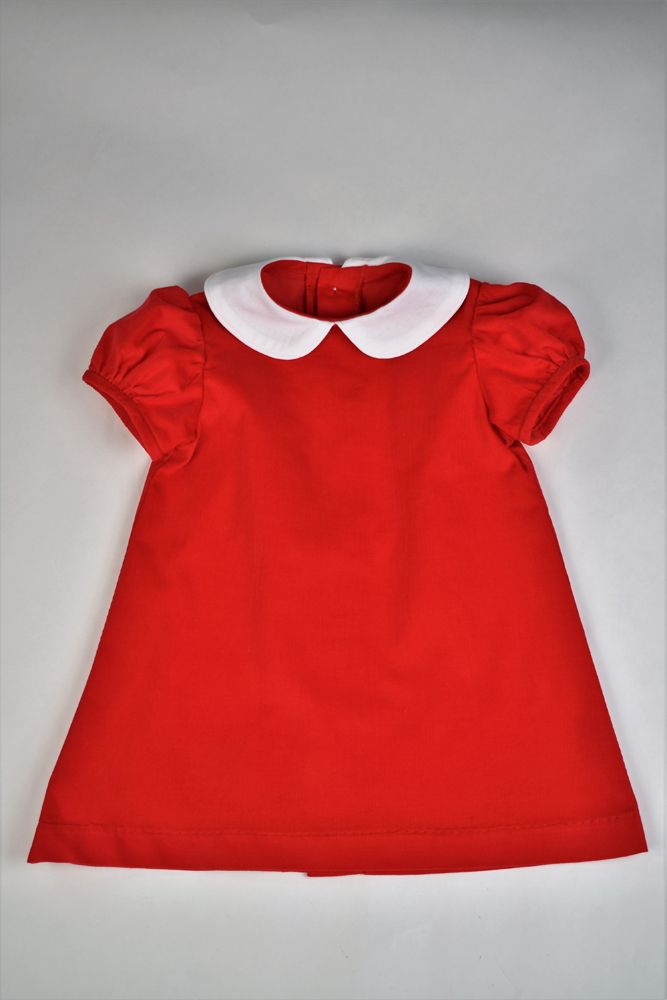 Red Corduroy Float Dress