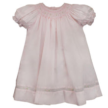 Load image into Gallery viewer, Smocked Pink Daygown with Bonnet