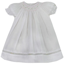 Load image into Gallery viewer, Smocked White Daygown with Bonnet