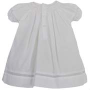 Load image into Gallery viewer, Smocked White Daygown with Bonnet