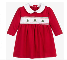 Load image into Gallery viewer, CLB Holiday Medley 21 Red Hand Smocked Dress Set