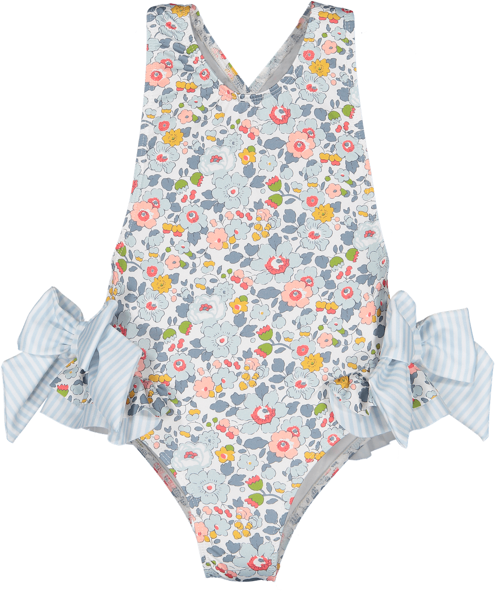 Sal & Pimenta Girls Swimsuit Signature – Ragamuffin Children's Boutique