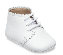 Load image into Gallery viewer, Elephantito Scalloped Bootie White