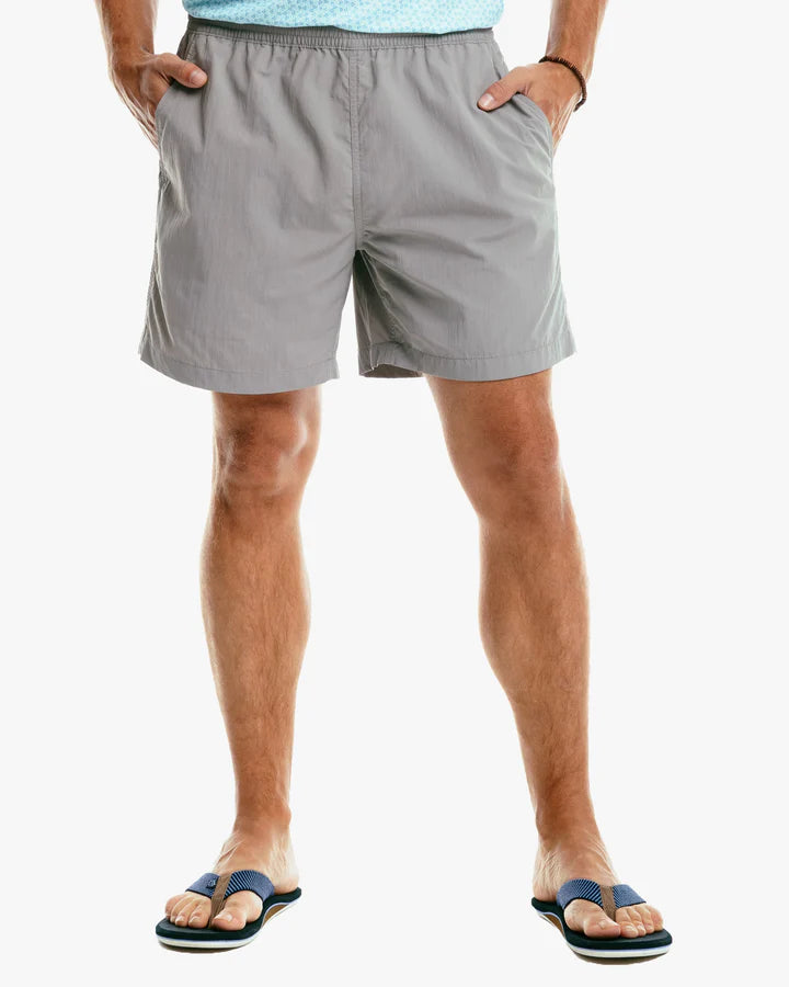 Men's 6 Inch Nylon Shoreline Shorts Frost Grey