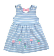 Load image into Gallery viewer, Stripe Pique Knit Dress with Ice Cream Cones