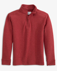 Backrush Micro Heather Long Sleeve Quarter Zip Pullover