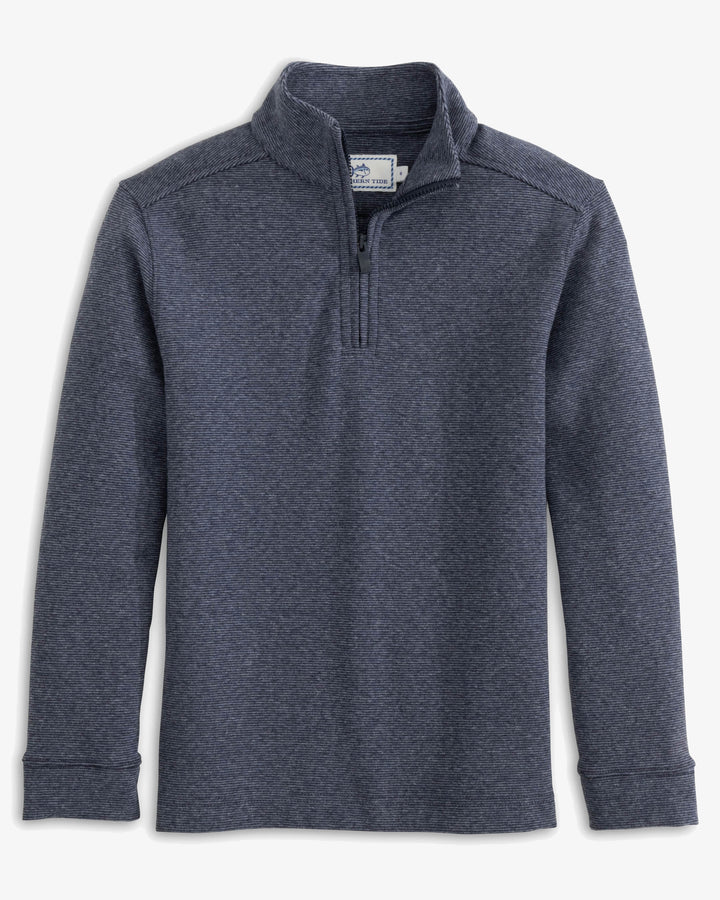 Backrush Micro Heather Long Sleeve Quarter Zip Pullover