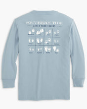 Load image into Gallery viewer, Long Sleeve Cover Your Tracks T-Shirt Dolphin Grey